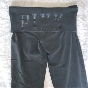 PINK VS Yoga Pants Dark Grey Charcoal XS